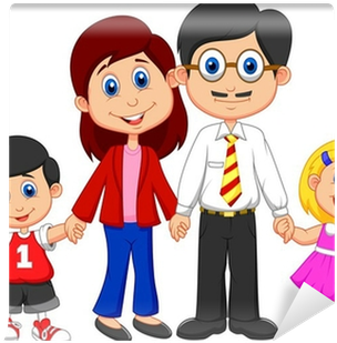 Happy Family Cartoon (400x400)
