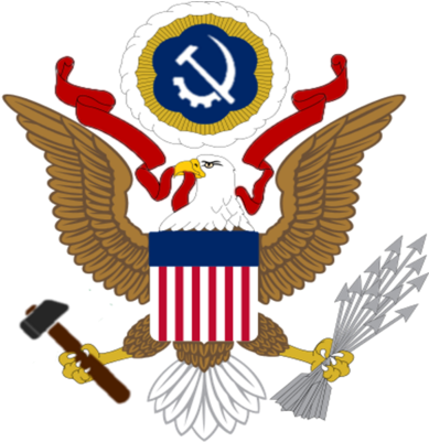 American Eagle Of Unity Coat Of Arms By Columbiansfr - Usa Coat Of Arms (400x400)
