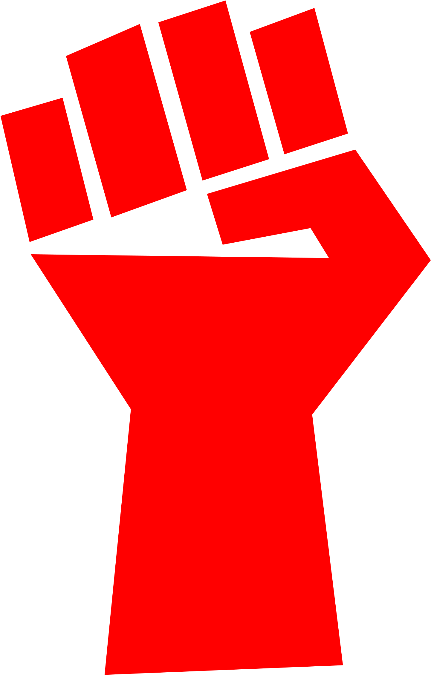 Free Fist Simple - Revolution Clipart (1531x2400)