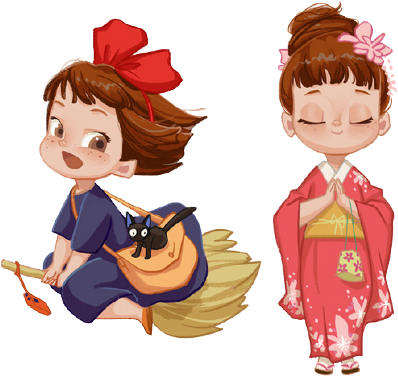 Cartoon Kimono Illustration - Cartoon Kimono Illustration (658x658)