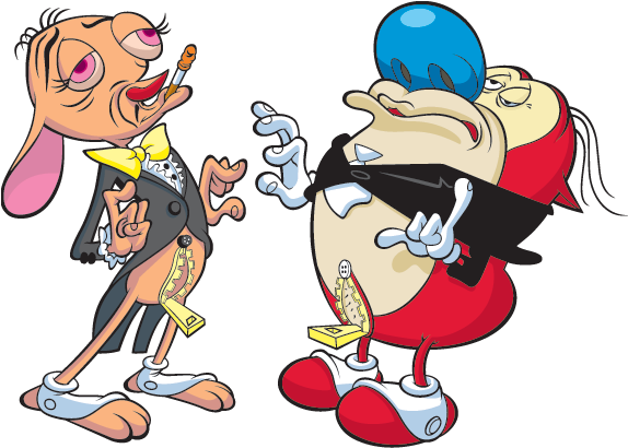 Ren-stimpy - Ren And Stimpy 25th Anniversary (573x422)