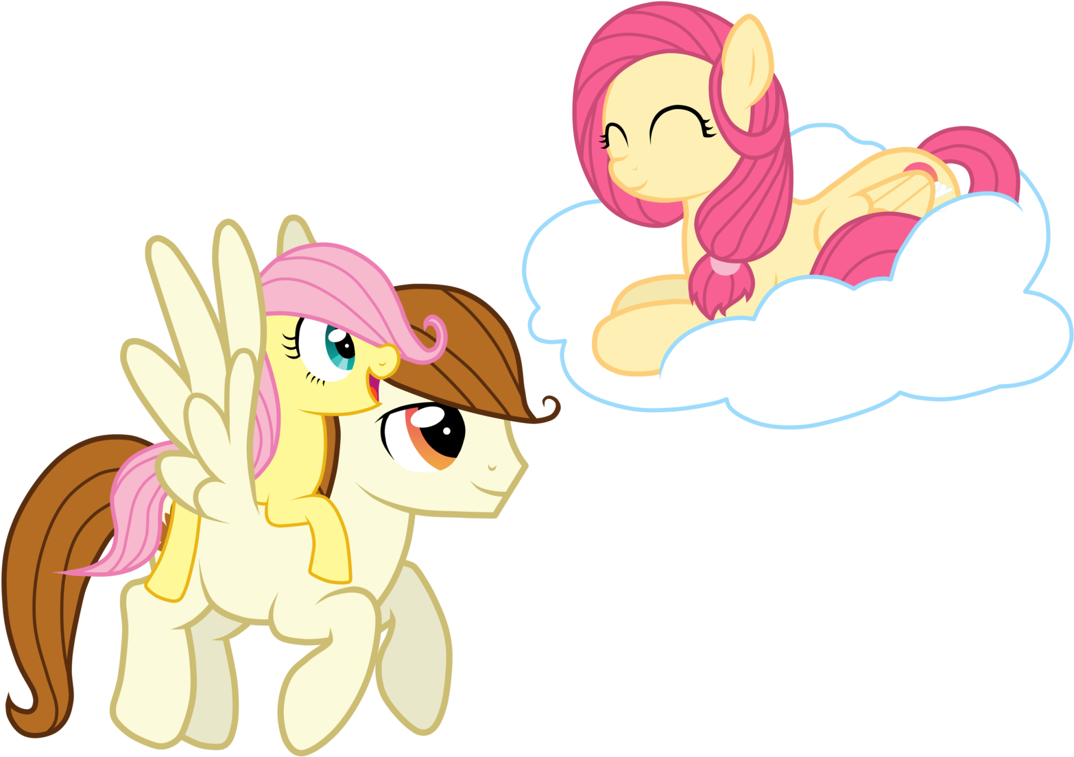 My Little Pony Friendship Is Magic - My Little Pony Fluttershy Parents (1600x1140)