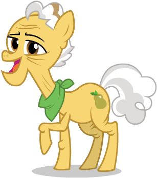 William Shatner Voices Grand Pear In 'my Little Pony - Cartoon (550x400)