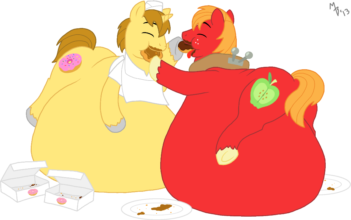 Donut Joe, Earth Pony, Fat, Immobile, Male, Morbidly - Pony (1152x724)
