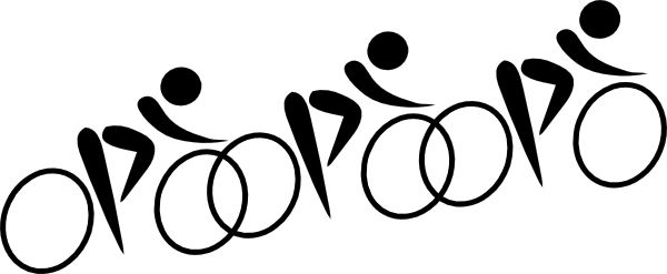 Road Cycling Clip Art At Clker Road Cycling Clipart - Cycling (600x247)