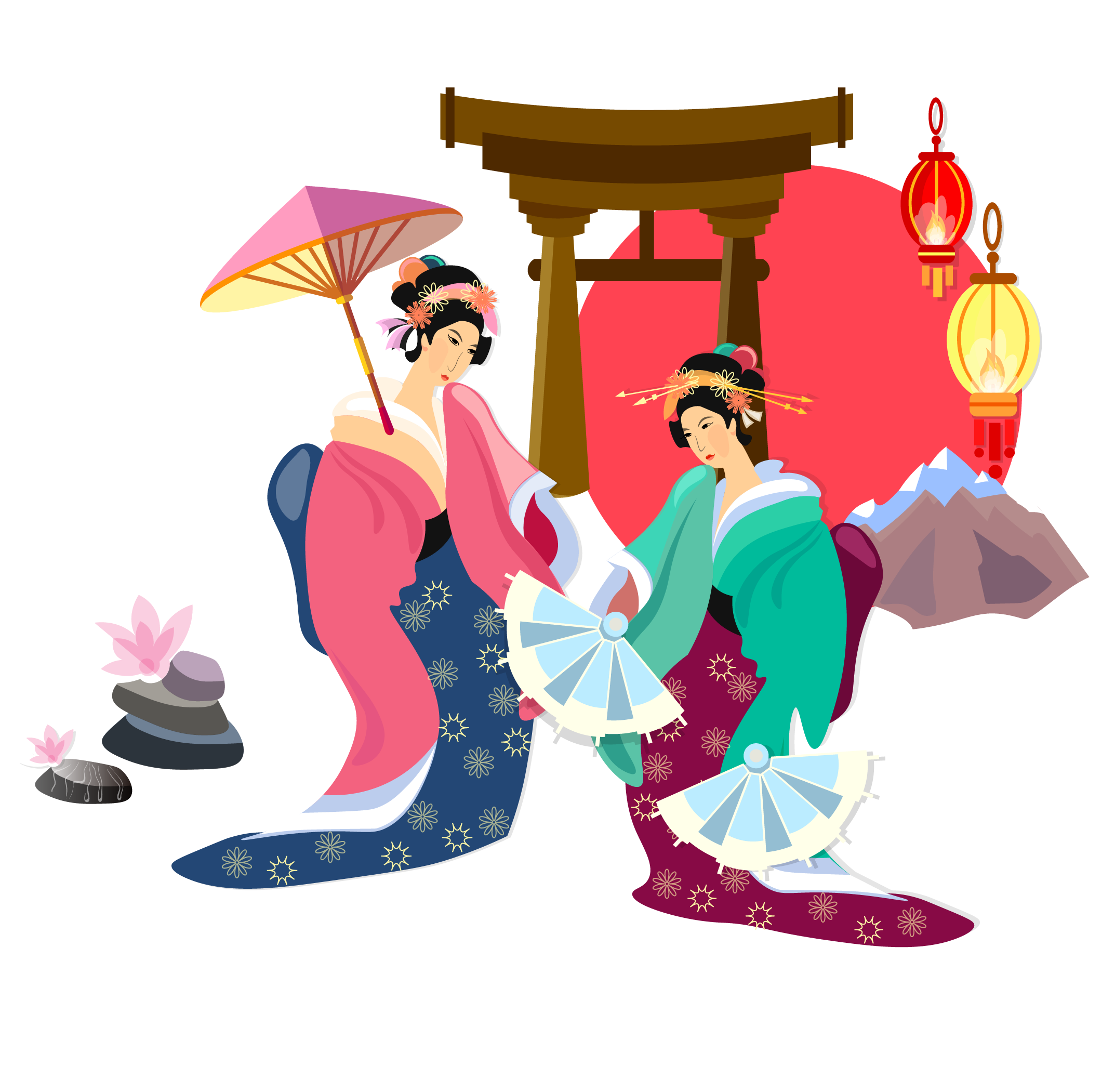 Japanese Clip Art - Japanese Clip Art (2146x2101)