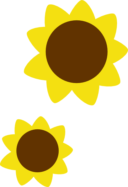 Girassol Clip Art At Clker - Flor Girassol Desenho Png (408x597)