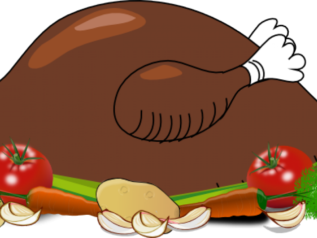 Plate Clipart Fried Chicken - Clip Art (640x480)