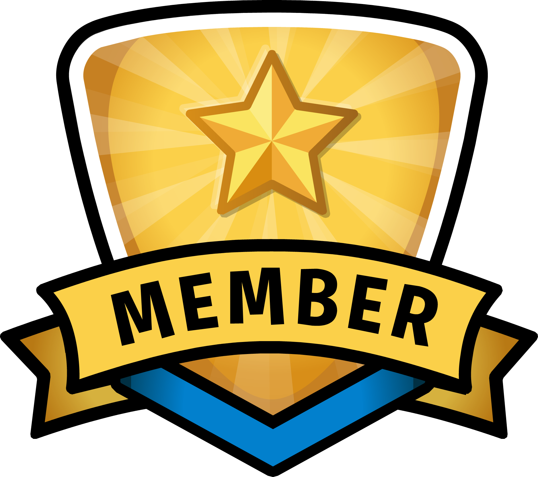 Thumbnail For Version As Of - Club Penguin Member Icon (1876x1664)