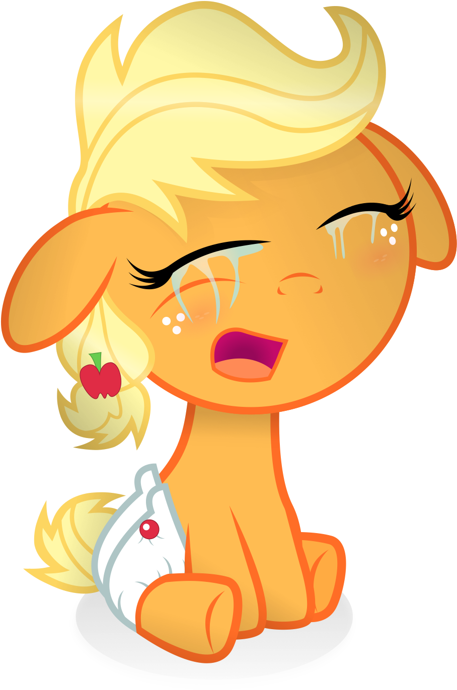 My Little Pony Friendship Is Magic Applejack Filly - My Little Pony Baby Applejack (1087x1536)