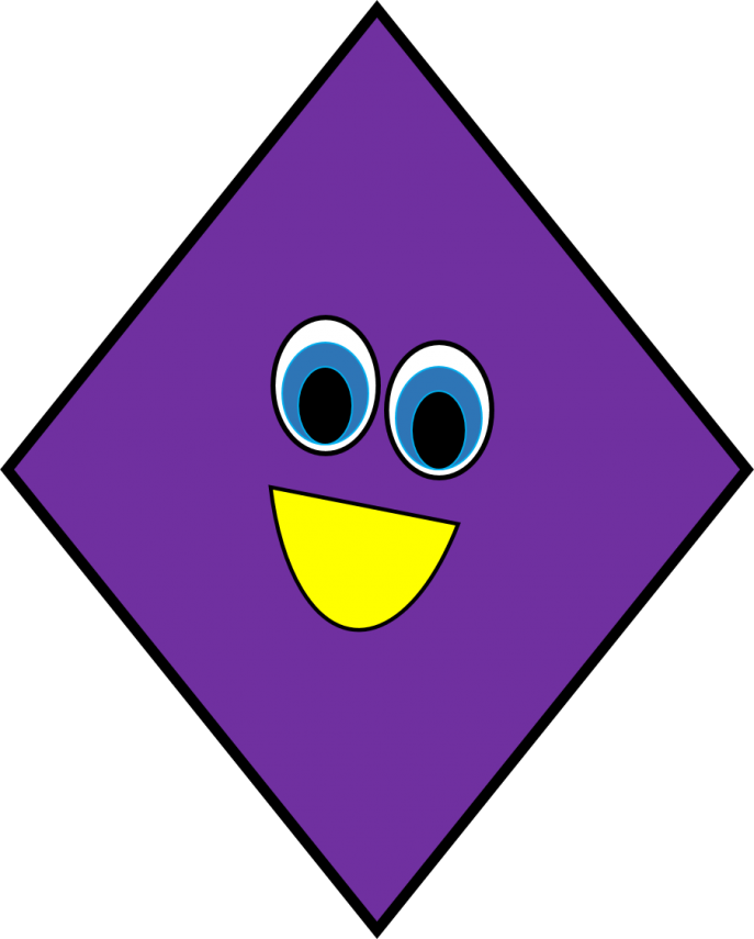 Purple Shape Cliparts Free Clip Art Shapes Clipart - Shapes Clipart (687x855)