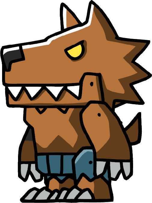 Thumbnail For Version As Of - Scribblenauts Wolf (506x672)