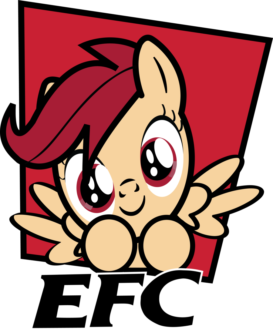 Equestrian Fried Chicken By Wickedfan Equestrian Fried - Cartoon Fried Chicken (900x1085)