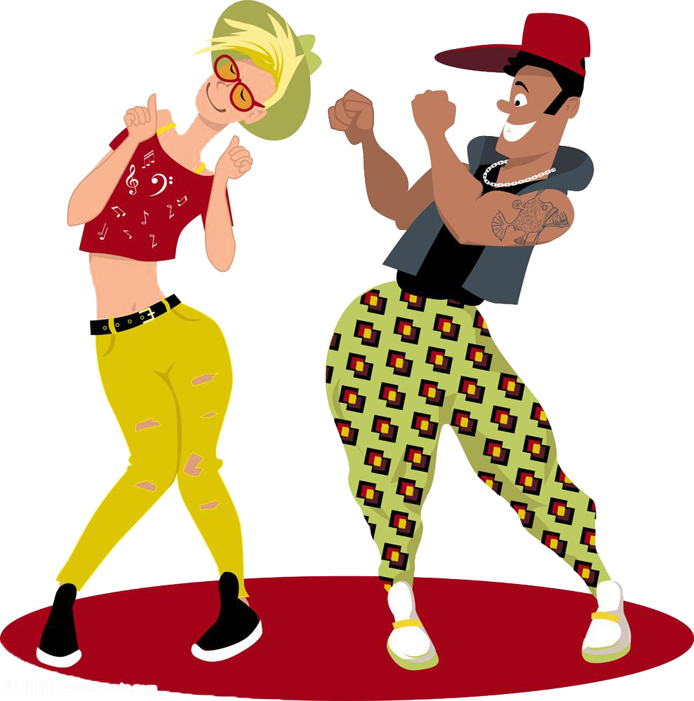 Dance Cartoon Royalty-free Illustration - Funny Dance Cartoon (989x1000)