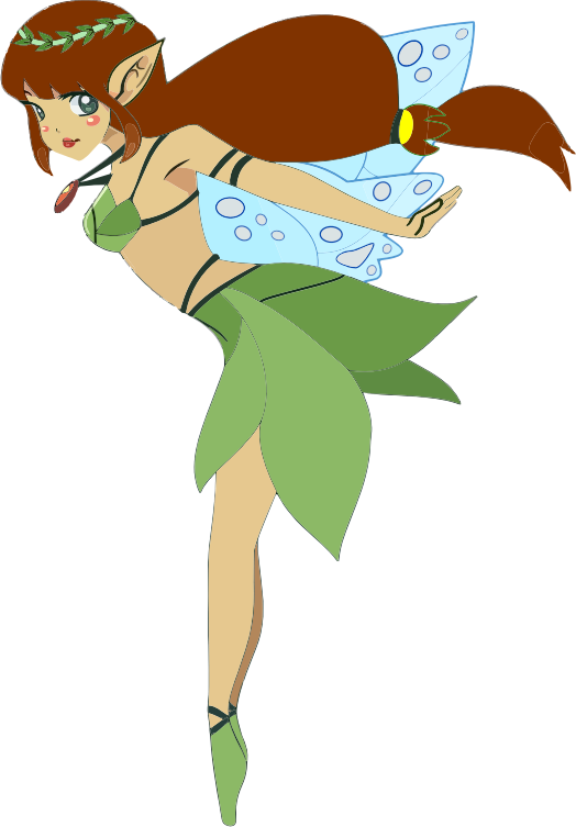 Fairy Free To Use Cliparts - Green Fairy Clip Art (524x753)