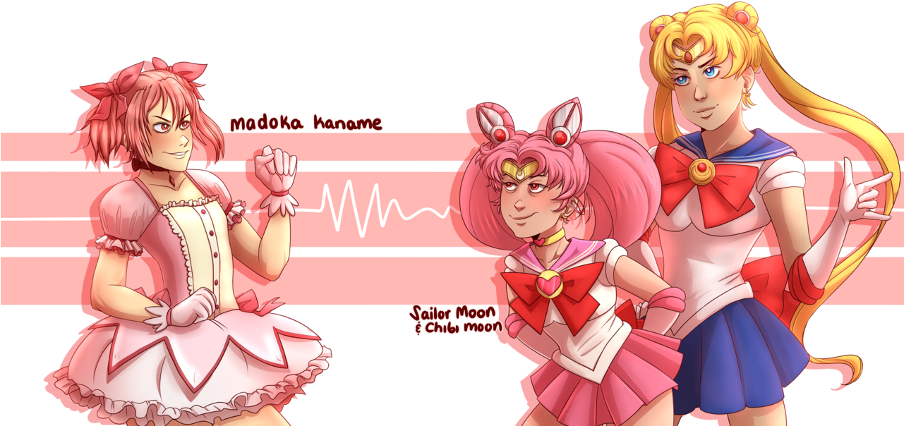 Magical Girl Fight By Jay-birds - Cartoon (1280x624)