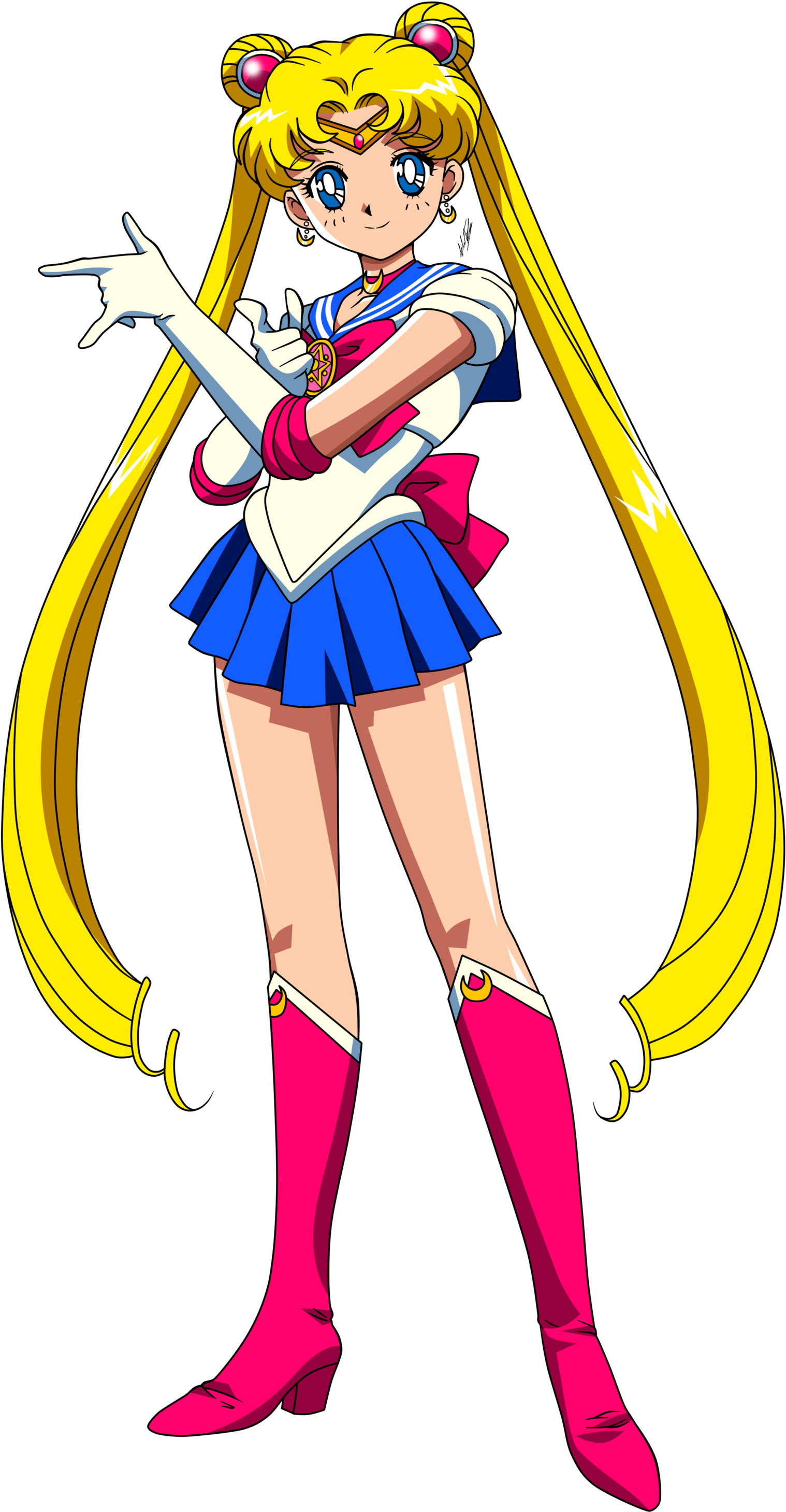 Sailor Moon - Sailor Moon Transparent (1600x2926)