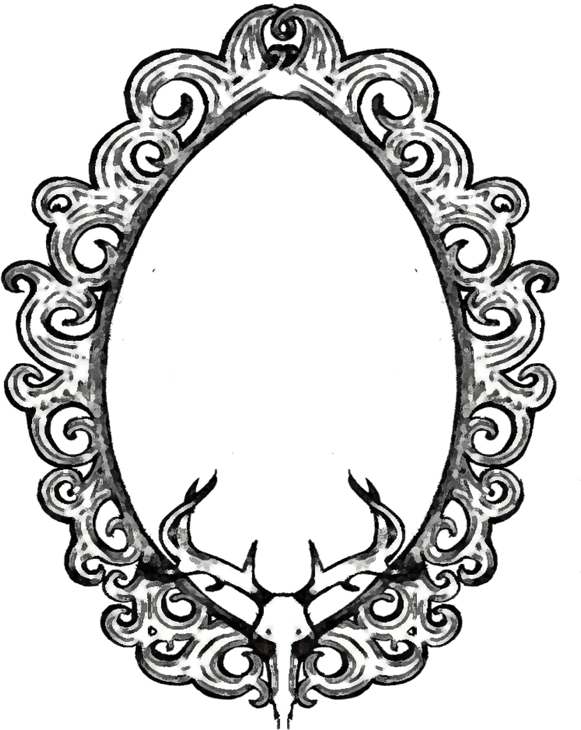 Transparent Flower Drawing Tumblr - Arabic Frames Design (854x1080)