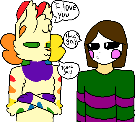 Smell The Gay In The Air By Gay-flowers - Cartoon (457x413)
