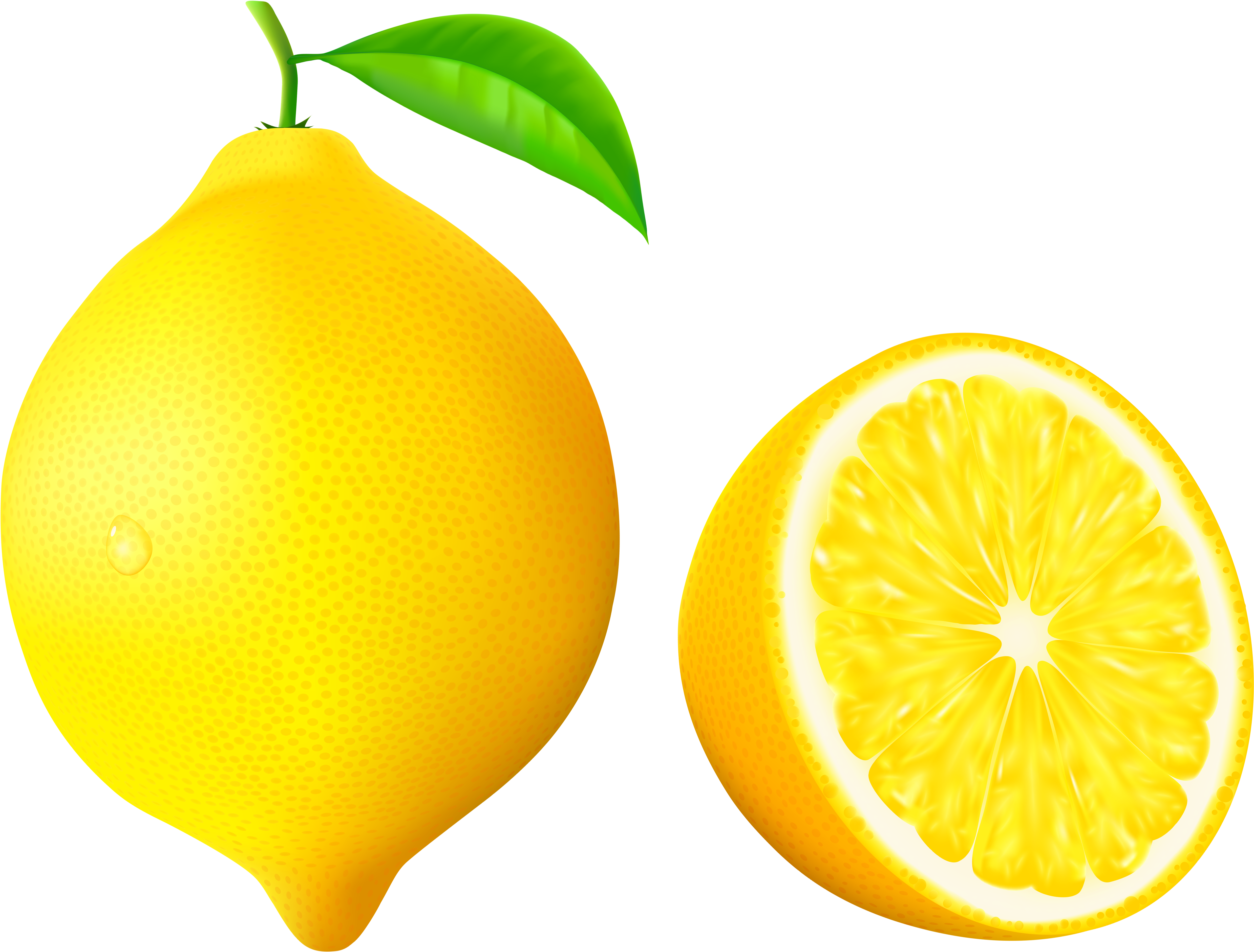 Lemon Clipart Vector - Lemon Png Vector (5112x3906)