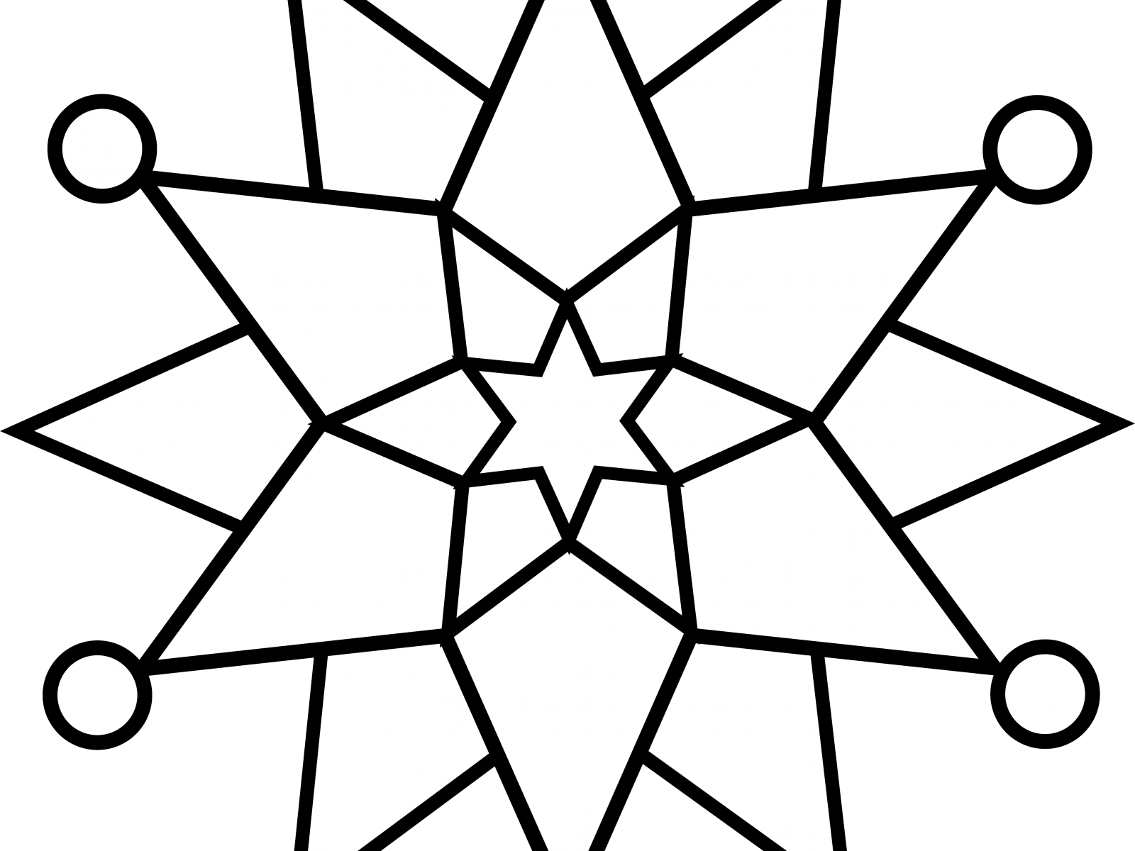 Simple Snowflake Pictures To Print Competitive Christmas - 1985 Southeast Asian Games (1600x1200)