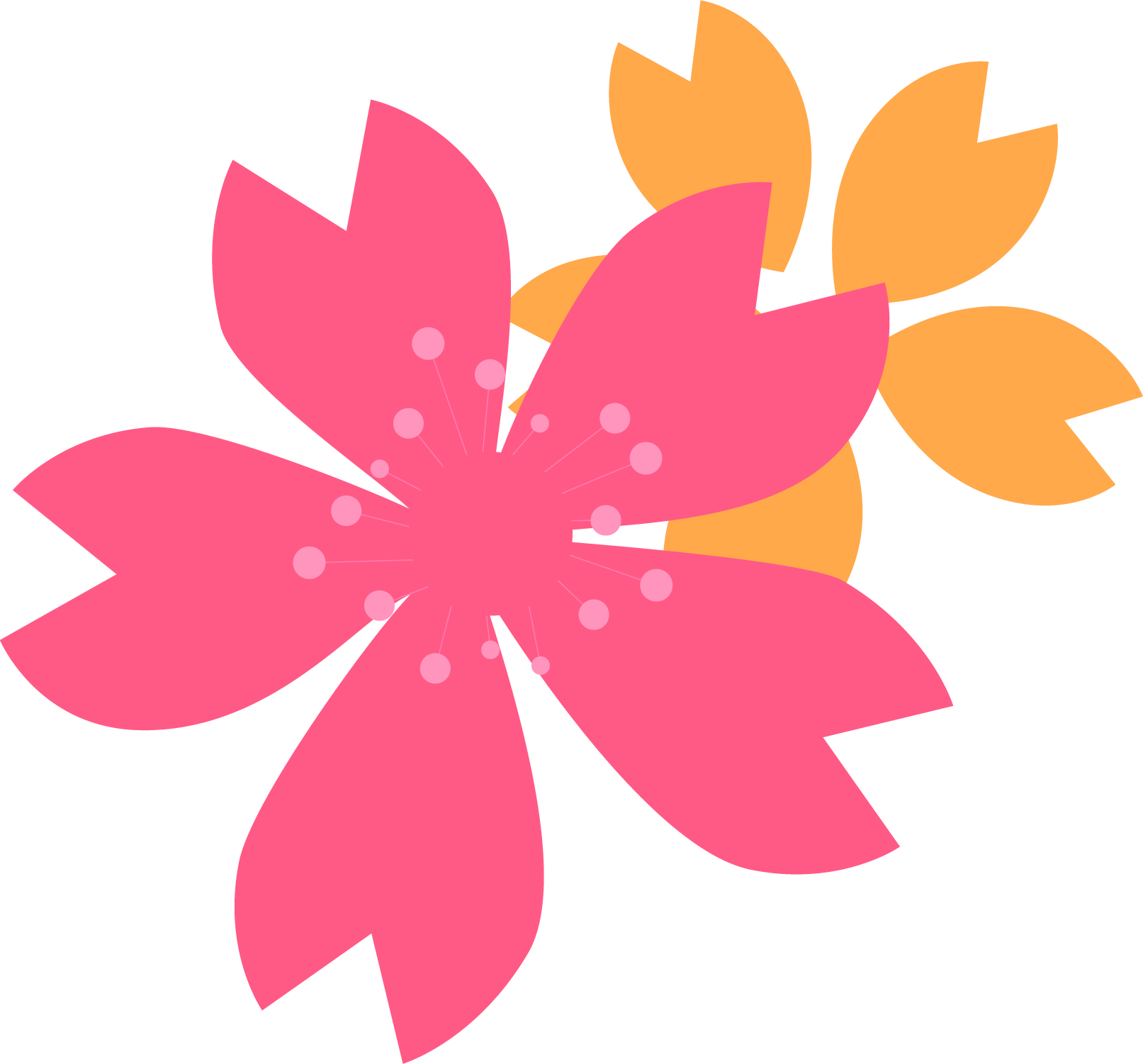 Flowers Vectors Clipart Png Image 01 - 7-eleven (1613x1501)