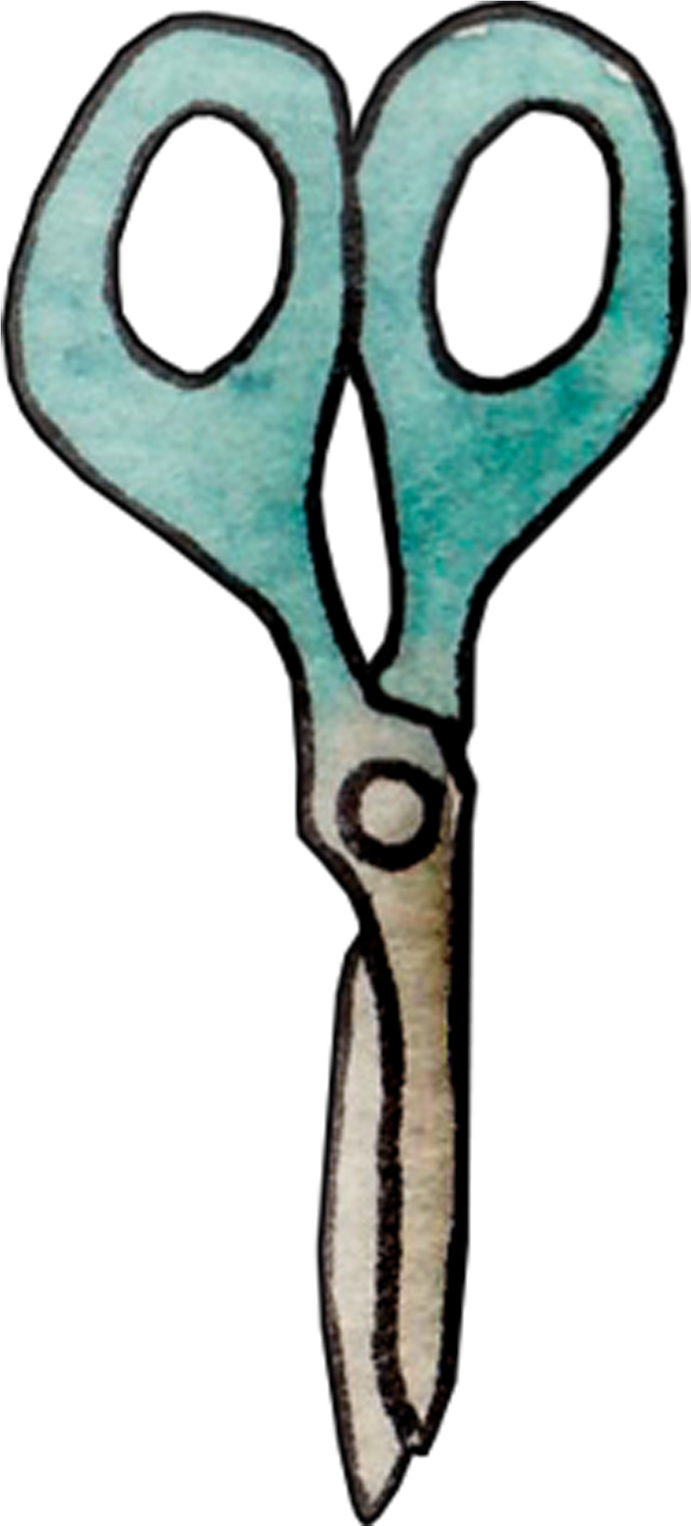 Scissors Commodity Watercolor Painting Clip Art - Scissors Commodity Watercolor Painting Clip Art (2362x2362)