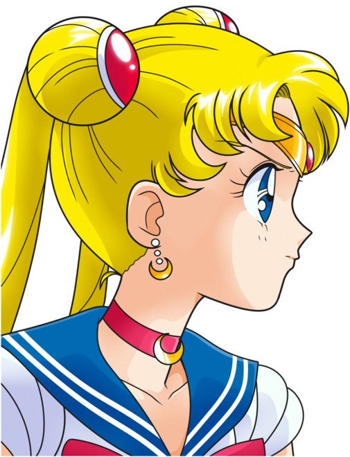 Usagi Tsukino "sailor Moon" - Sailor Moon Face Png (514x696)