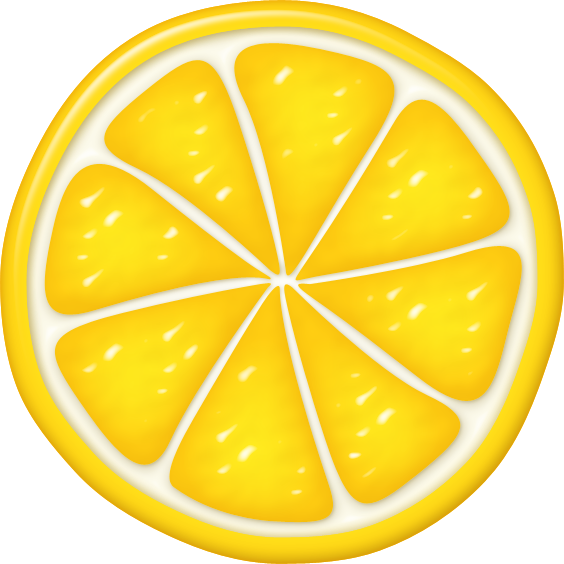 B *✿*fruity Cutie - Lemon Clipart Png (564x564)