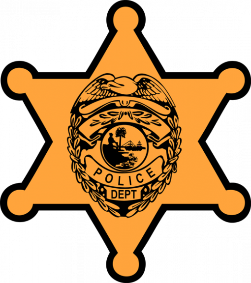 Motorsport Simulations - Police Badges Clip Art (510x576)