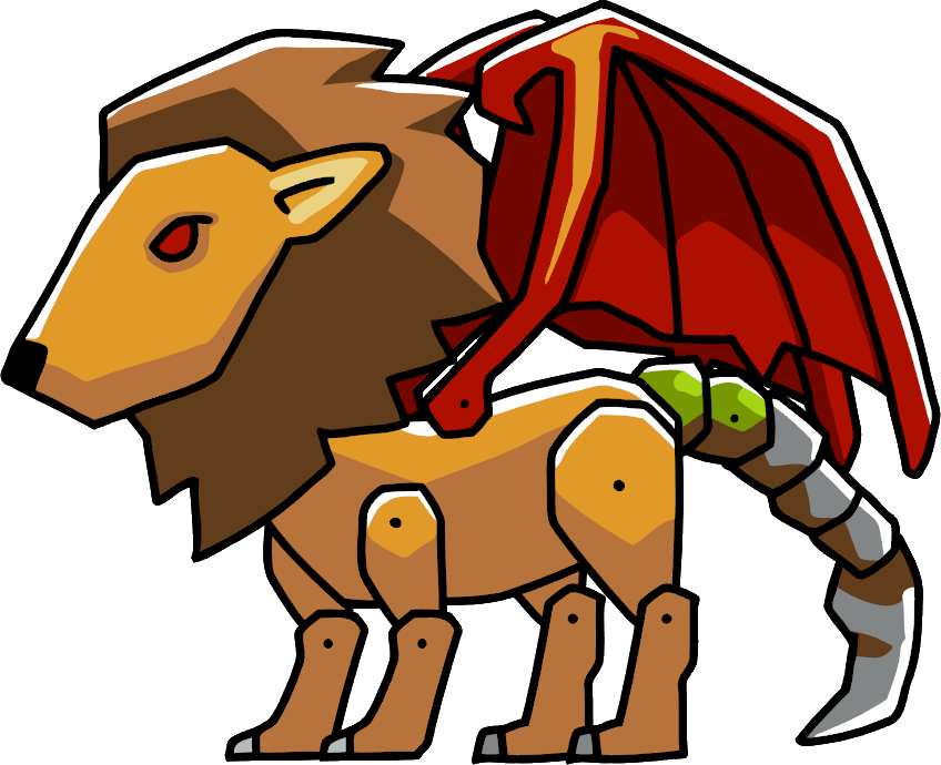 Thumbnail For Version As Of - Scribblenauts Manticore (848x690)