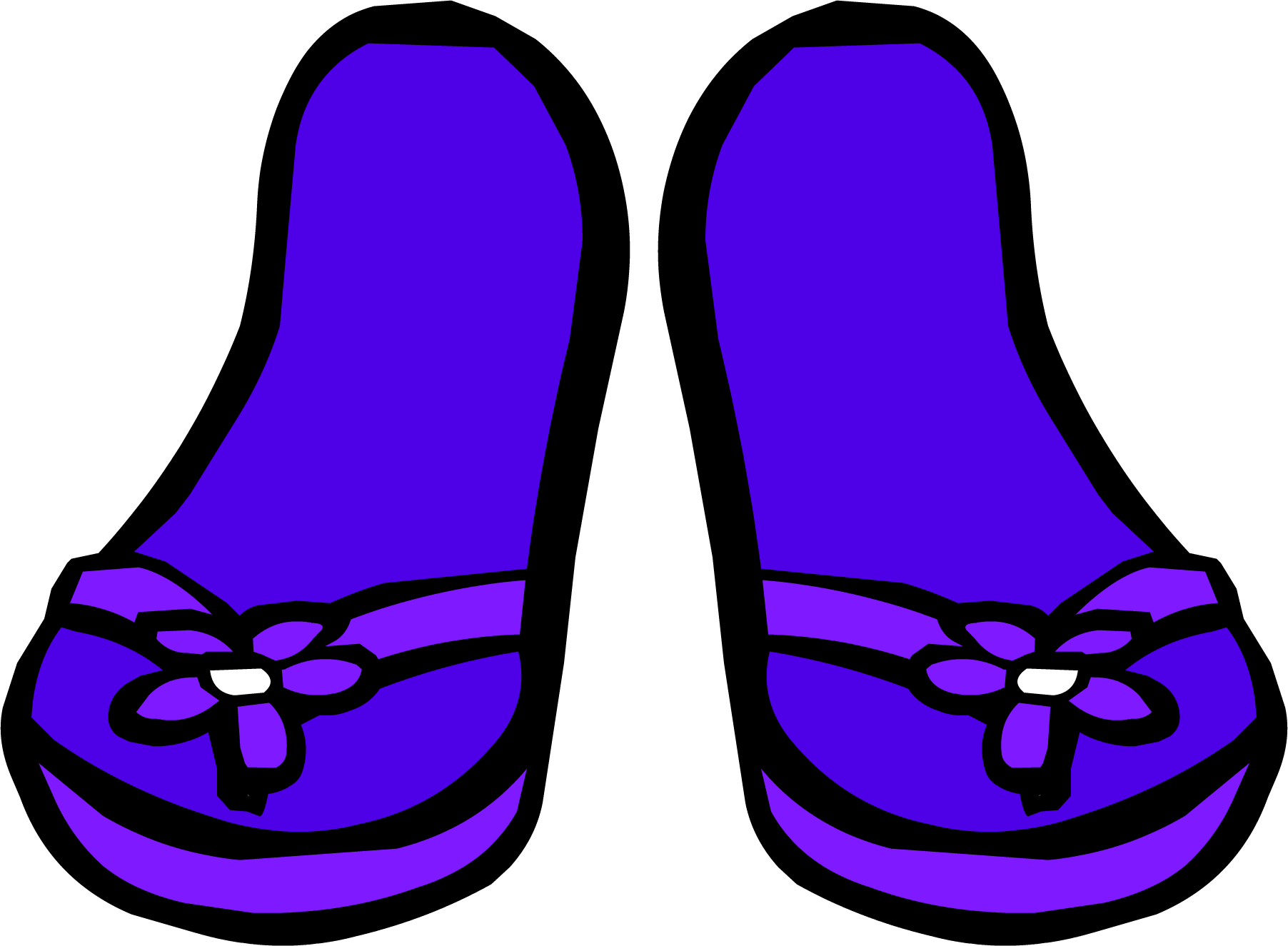 Purple Sandals Icon - Purple Sandals Icon (1804x1325)