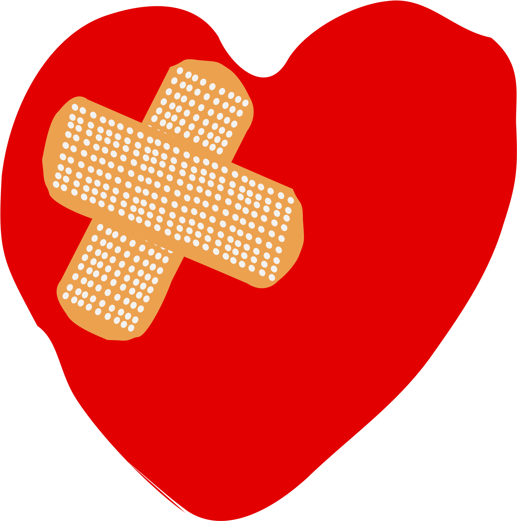 Clipart Broken Heart - Clip Art (2400x2400)