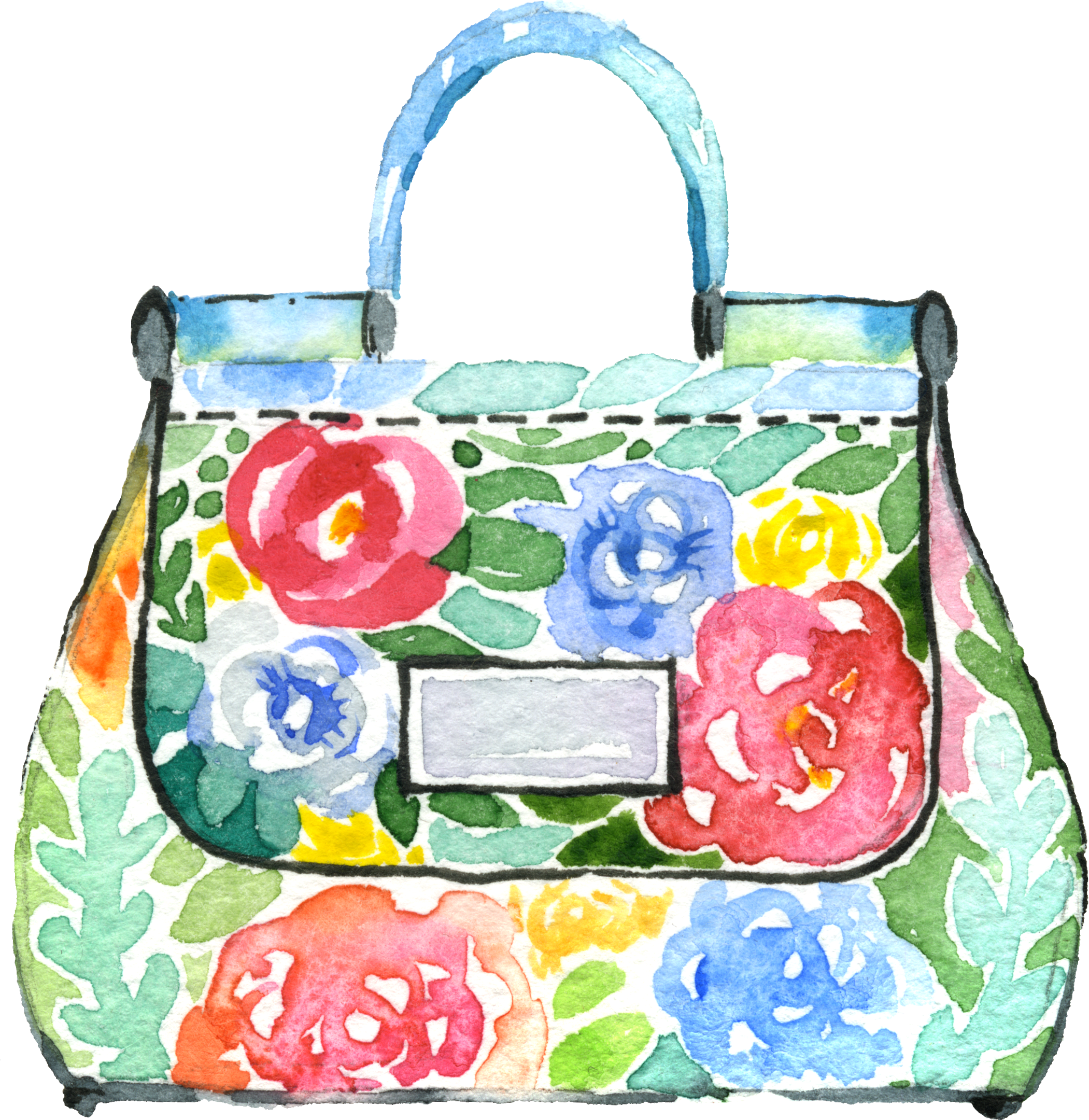 Fashionwatercolorclipart - Fashion Watercolor Clipart Png (2101x2160)