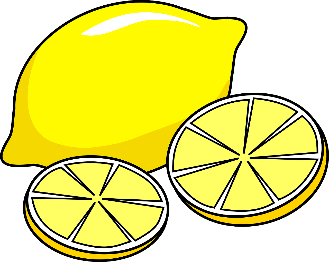 Lemon Clip Art Free Clipart Images 2 Clipartbold - Lemon Clip Art (1280x1021)