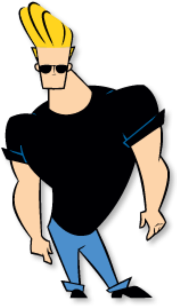 Johnny Bravo Png (608x1024)