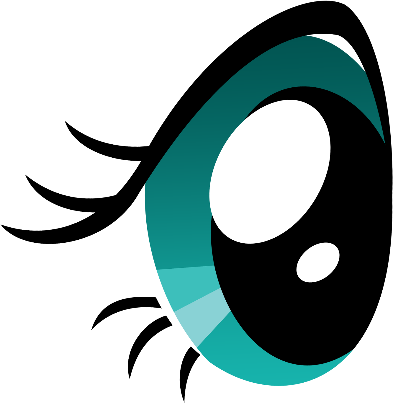 Pinkie Pie Pony Twilight Sparkle Fluttershy Rainbow - Fluttershy Eye (2000x2000)