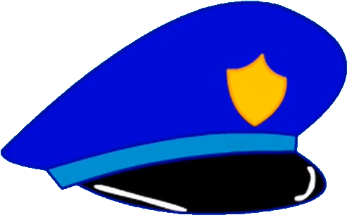 Police Hat Clipart - Object Illusion Police Hat (508x322)
