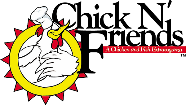 Chicken Bbq Clipart - Chick N Friends (600x339)