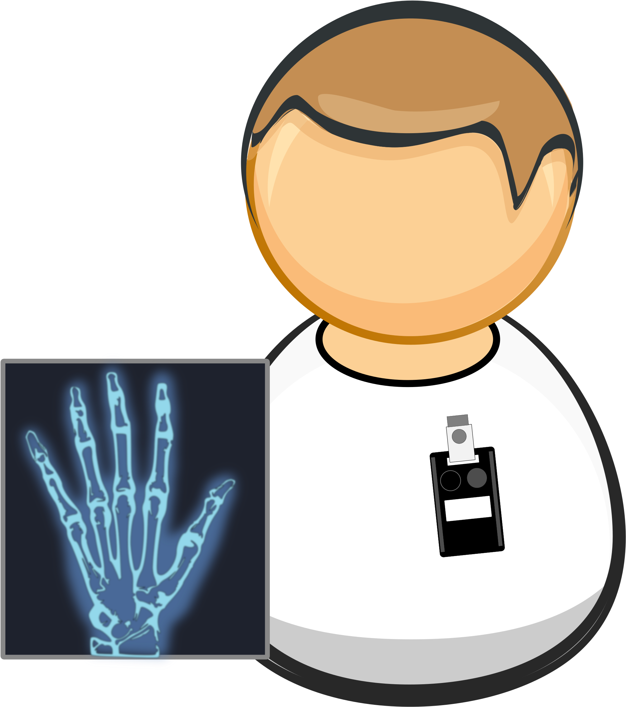 Laborer X-ray Clip Art - Laborer X-ray Clip Art (2140x2400)