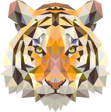 Animal Jam Update 4 Sabertooth Tiger You - Tiger Modern Art (374x378)