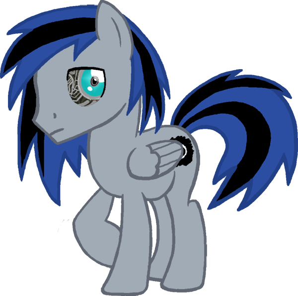 Aqua Blue Cutie Mark - Cartoon (600x595)