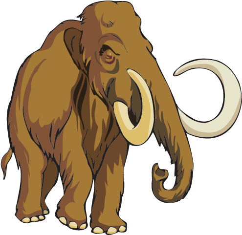 Mammoth Clipart Woolly Mammoth - Mammoths Cartoon (640x480)