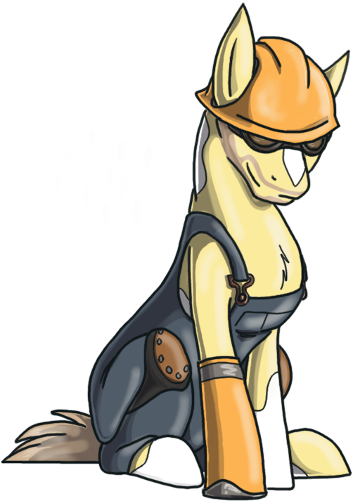 Have An Engineer Pony - Laborer (644x759)