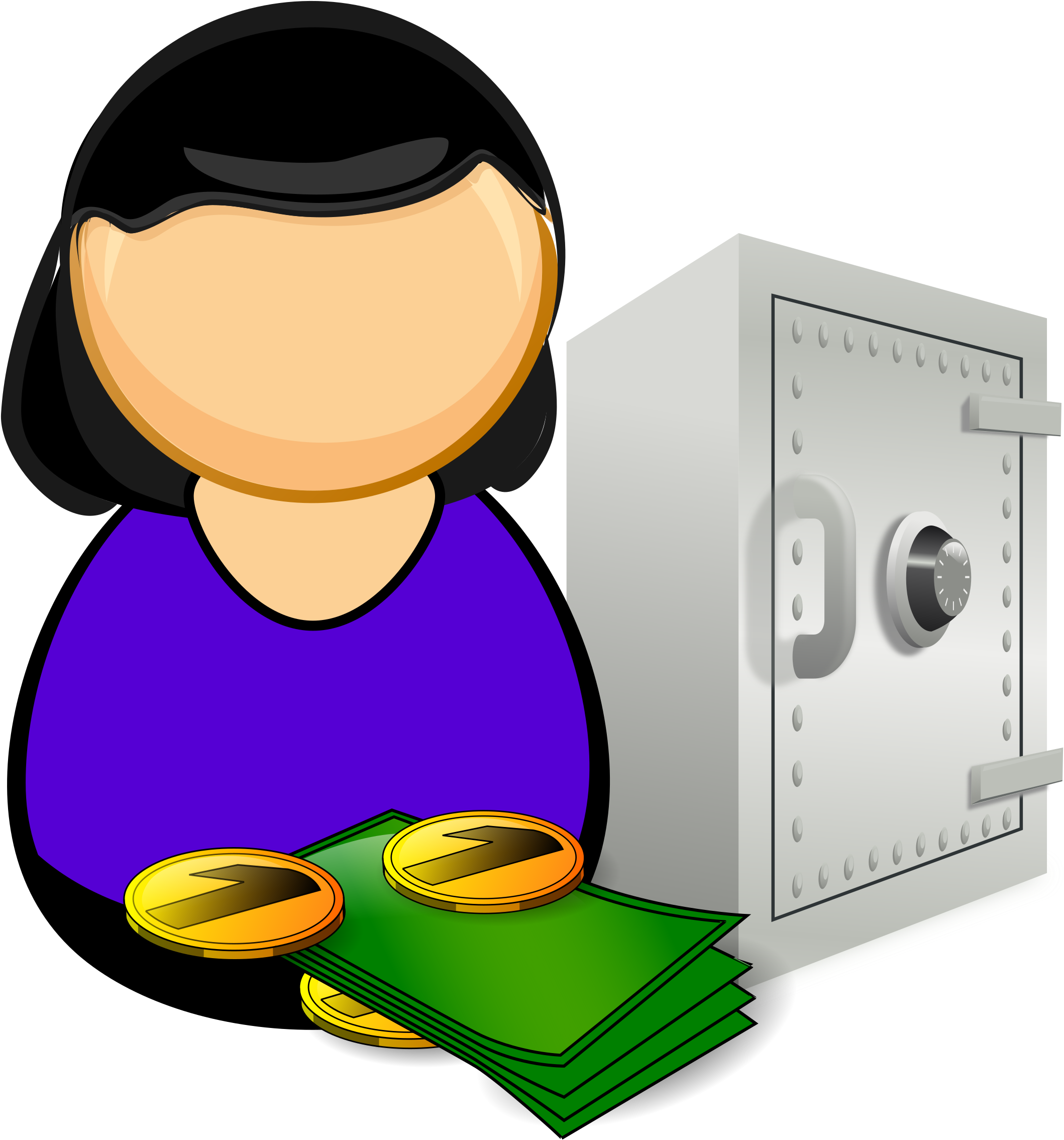 Big Image - Bank Clipart (2338x2400)