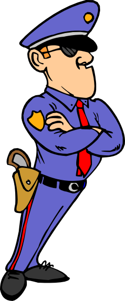 Police Officer Clip Art At Clker Com Vector Clip Art - Linux (246x591)