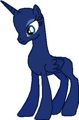 Mlp - My Little Pony Luna Body (639x405)