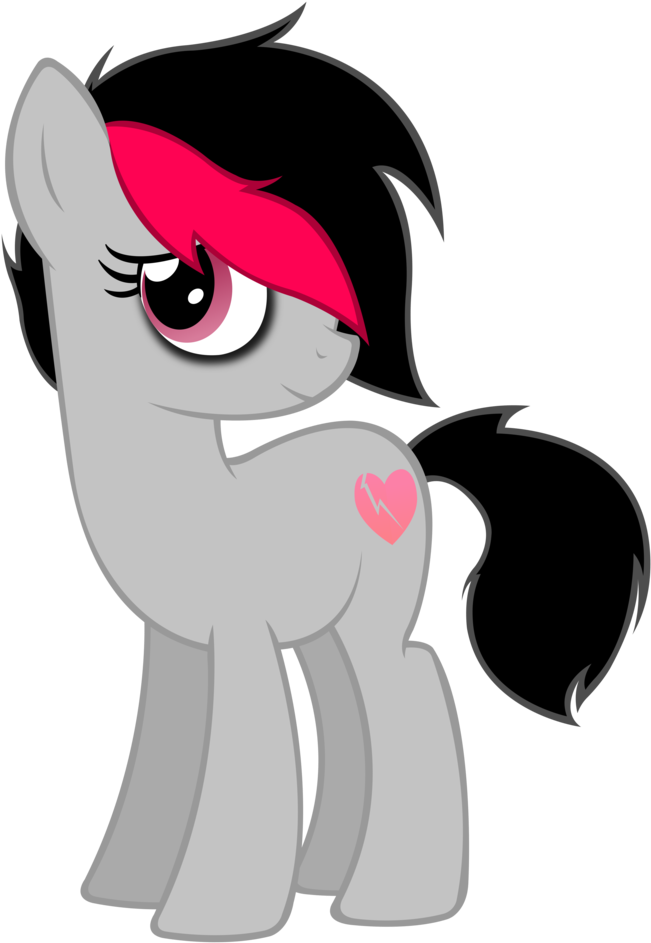 You Can Click Above To Reveal The Image Just This Once, - My Little Pony Emo (724x1024)