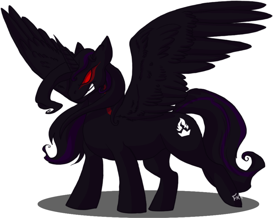 Image - Black And Red My Little Pony (900x761)