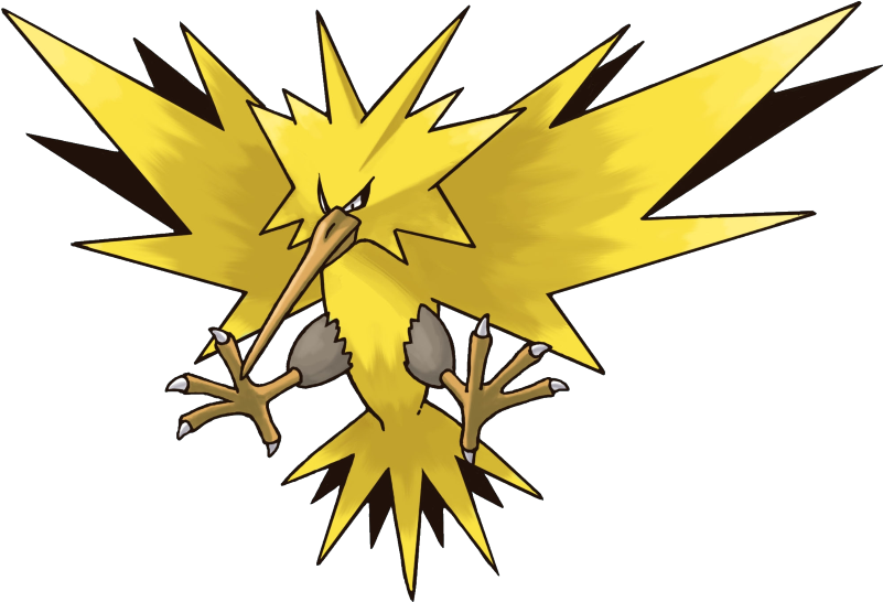 Zapdos Sprite Gif Zapdos En Pokã©mon Mundo Misterioso - Electric Pokemon (900x580)